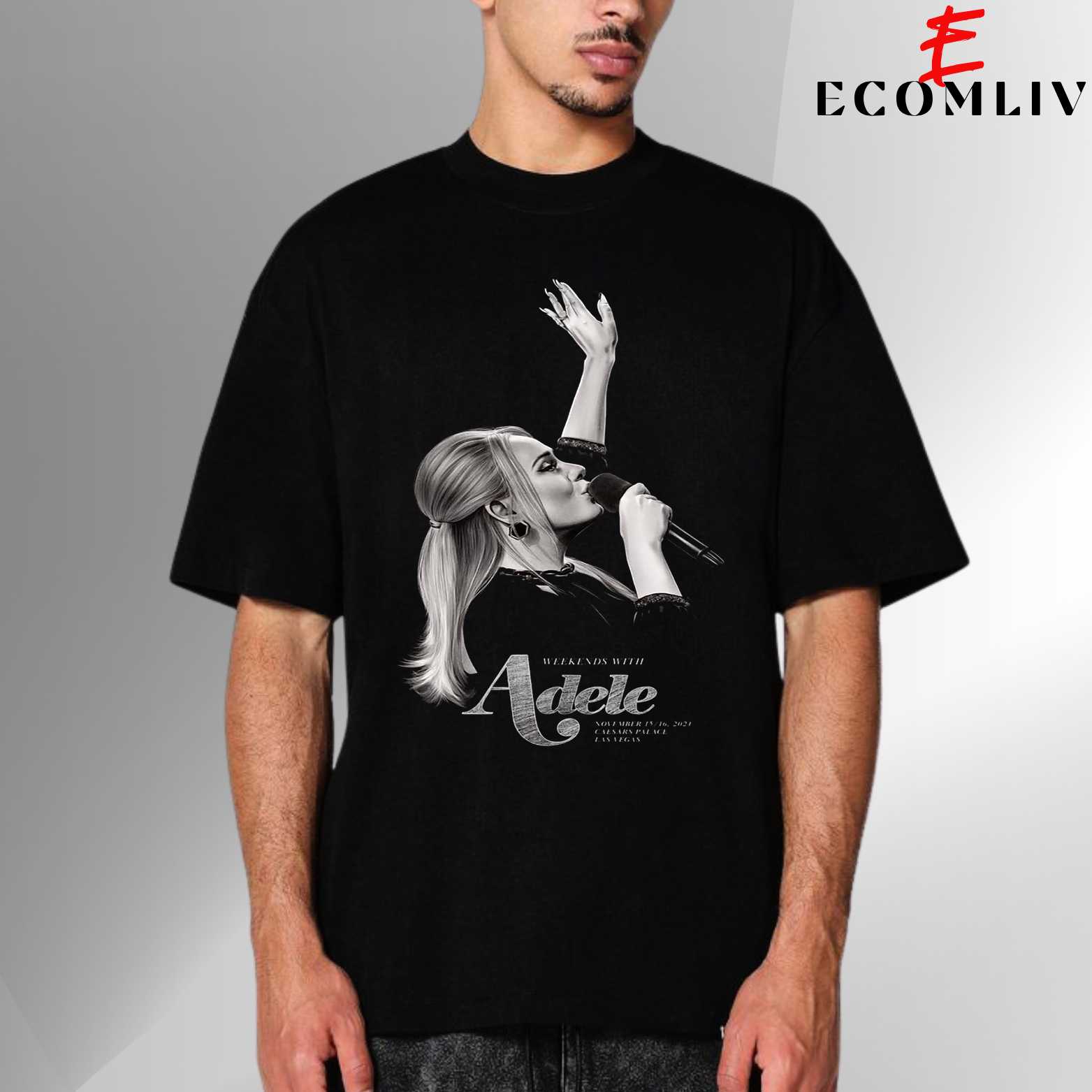 Adele Tour Unisex Tee, Pop Star Streetwear Outfit
